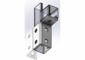 Empire 9070WFZ Right Hand Single Corner Connection, 5 Holes, 3-7/8 in L