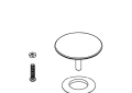 Kohler K-1056135-CP Stopper Sub-Assembly - Polished Chrome