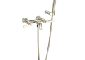 ROHL A2202LMPN Lombardia Wall Mount Exposed Tub Set with Handshower - Polished Nickel