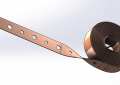 Empire Industries 239CT24050 3/4 inch X 50 feet 24 Gauge Copper Plated Perforated Hanger Strapping