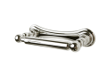 Valsan 66323CR Kingston Double Post Roll Holder - Chrome