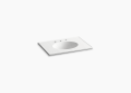 Kohler K-2796-8-G81 31 inch Oval Vanity Top Bathroom Sink - White Impressions