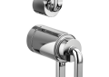Brizo® HL7539-PC Litze® Two Notch Lever Wire Handle, For Use With Litze® TempAssure® Models T75535-LHP/T75635-LHP Thermostatic Valve With Integrated 3-Function Diverter Trims, Brass, Polished Chrome, Import