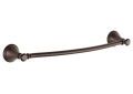 DELTA® 79718-RB Cassidy™ Towel Bar, 18 in L Bar, 4-1/2 in OAD x 2-1/2 in OAH, Brass, Venetian Bronze, Import