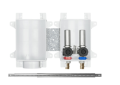 Sioux Chief 696-2313MF OxBox 1/2 inch Male x 1/2 inch Sweat Washing Machine Outlet Box with Quarter Turn Valves and Water Hammer Arresters