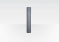 Centrotherm Eco Systems InnoFlue® ISEP0639 Single Wall End Pipe, Polypropylene, 6 in ID x 6 in OD Dia x 39 in L, Black, Domestic
