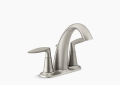 Kohler K-45100-4-BN Alteo Centerset Bathroom Faucet - Vibrant Brushed Nickel