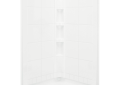 Sterling 72040100-0 40-1/4 inch x 40-1/4 inch x 78-7/8 inch Intrigue Series Tile Neo-Angle Shower - White