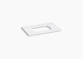 Kohler K-28252-EST Silestone(R) Quartz 37" Vanity Top with Carillon(R) Rectangle Cutout - Eternal Statuario