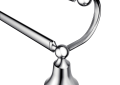 Moen® YB5222CH Double Towel Bar, Wynford™, 24 in L Bar, 3.72 in OAD x 2.26 in OAH, Stainless Steel, Polished Chrome, Import