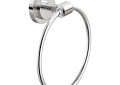 Moen® DN0786CH Towel Ring, Iso™, 6 in Ring, 2.42 in OAD x 7.22 in OAH, Aluminum, Polished Chrome, Import