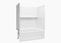 Sterling 71520110-0 Traverse(R) 60" x 32" Vikrell(R) Bath/Shower, Left Drain - White