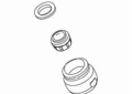 Kohler® 1103463-CP Aerator Kit, For Use With Memoirs® Faucet, 1.5 gpm, Polished Chrome