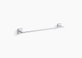 Kohler K-23284-CP Square 18" Towel Bar - Polished Chrome