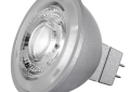SATCO® S8641 Dimmable Replacement LED Lamp, 8 W, 75 W Incandescent Equivalent, GU5.3 LED Lamp, MR16 Shape, 490 Lumens