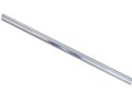 Wal Rich 0601002 1 inch x 5 foot Long Aluminum Shower Rod with Flanges
