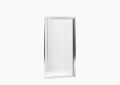 Sterling 1500D-36S Vista Pivot(TM) II Framed Pivot Shower Door, 65-1/2" H x 31-1/4 - 36" W, with 1/8" Thick Pebbled Glass - Silver