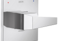 DELTA® T14043-PR Monitor® 14 Series Square Valve Trim, 6 gpm Valve, 1.75 gpm Shower, Lumicoat™ Polished Chrome
