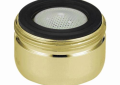 DELTA® RP330PB Aerator, For Use With Classic Kitchen Faucet and E-Flow® Lavatory Faucet, 15/16-27 Male Thread, 2 gpm, Polished Brass, Domestic