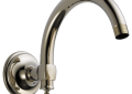Brizo RP70909PN Essential(TM) Shower Series 10" Classic Wall Mount Shower Arm And Flange - Brilliance Polished Nickel