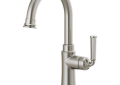 Brizo® 61074LF-SS Bar Faucet, Rook®, Stainless Steel, 1 Handle, 1.8 gpm