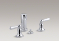 Kohler 10586-4-CP Bidet Faucet, Lever Handles
