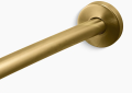 Kohler K-9351-2MB Expanse(R) Contemporary Design Curved Shower Rod - Vibrant Brushed Moderne Brass