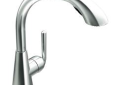 Moen® S71709 Ascent® 90 Kitchen Faucet, 1.5 gpm Flow Rate, 360 deg High Arc Pull-Out Spout, Polished Chrome, 1 Handles, 1 Faucet Holes, Domestic