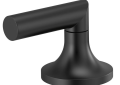 Brizo® HL5373-BL Jason Wu Two Low Lever Handle, For Use With Models 65375LF-LHP/65375LF-LHP-ECO Widespread Lavatory Faucets, Zinc, Matte Black, Import