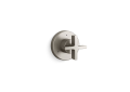 Kallista P24483-CR-BN One(TM) Transfer Trim, Cross Handle - Brushed Nickel