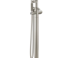 Brizo® T70135-NKLHP Free Standing Tub Filler, Litze™, 2 gpm Flow Rate, Luxe Nickel, Domestic