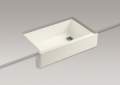 Kohler 6489-96 Self-Trimming(R) Apron Front Single Basin Sink, Tall Apron