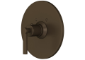ROHL A4214LMTCB Lombardia Thermostatic Trim Plate without Volume Control - Tuscan Brass