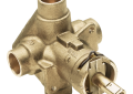 Moen® 8370HD Posi-Temp® Rough-In Valve, 1/2 in C Inlet x 1/2 in C Outlet, 1.5 gpm, Brass Body, Domestic