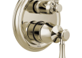 DELTA® T24897-PN Monitor® 14 Traditional Valve Trim With 3-Setting Integrated Diverter, 5.8 gpm Valve, Brilliance® Polished Nickel