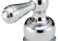 Delta H25 Metal Lever Handle Set - 2H Bathroom - Chrome