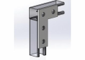 Empire 9014FFZ Corner Plate, 4 Holes, 3-1/2 in W x 1/4 in THK