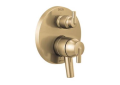 DELTA® T27859-CZ Monitor® 14 Contemporary Valve Trim With 3-Setting Integrated Diverter, Brilliance® Champagne Bronze