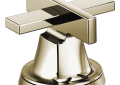 Brizo® HX5397-PN Low Cross Handle Kit, For Use With Levoir™ Widespread Lavatory Faucet and Bidet Faucet, Polished Nickel, Import