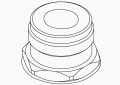 Kohler K-73233 Lift Guide Sleeve Nut