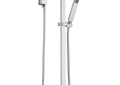 Brizo® 85780-PC Siderna® Hand Shower, 1 Shower Head, 2 gpm Flow Rate, 60 to 82 in L Hose, 1/2 in Connection, Polished Chrome, Import