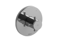 RIOBEL TRUTM45+KNC Thermostatic Pressure Balance Trim, 6.0 gpm Shower, Chrome