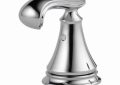 DELTA® H298 Cassidy™ French Curve Handle, For Use With Model 3597LF-MPU-LHP Widespread Lavatory Faucet, Metal, Polished Chrome, Import