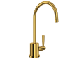 Rohl U.1601L-ULB-2 Holborn C-Spout Filter Faucet - Unlacquered Brass