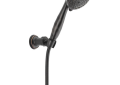 DELTA® 59716-RB Wall Mount Hand Shower, 3-13/16 in Dia 7 Shower Head, 2 gpm Flow Rate, 82 in L Hose, Venetian Bronze, Import