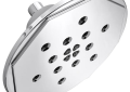 Brizo® 87461-PC Rook™ Multi-Function Raincan Shower Head, 2 gpm Min, 4 Sprays, Wall Mount, Import
