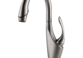 Brizo 64355LF-SS Vuelo Single Handle Kitchen Faucet with Pull-Down Spray - Brillance Stainless