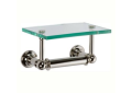 Ginger 4527-PN Double Post Toilet Tissue Holder with Cover - Polished Nickel