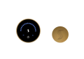 THERMASOL® MTC-SVRD-AB MicroTouch Series Modern Steam Shower Kit, LED Display, Round Panel, Antique Brass, Domestic