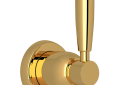 Rohl U.3064LS-ULB/TO Holborn Trim for Volume Control & 4-Port Dedicated Diverter - Unlacquered Brass